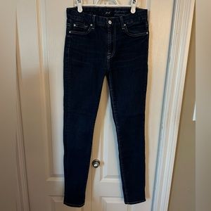 EUC 7 for all mankind Genevieve skinny jeans